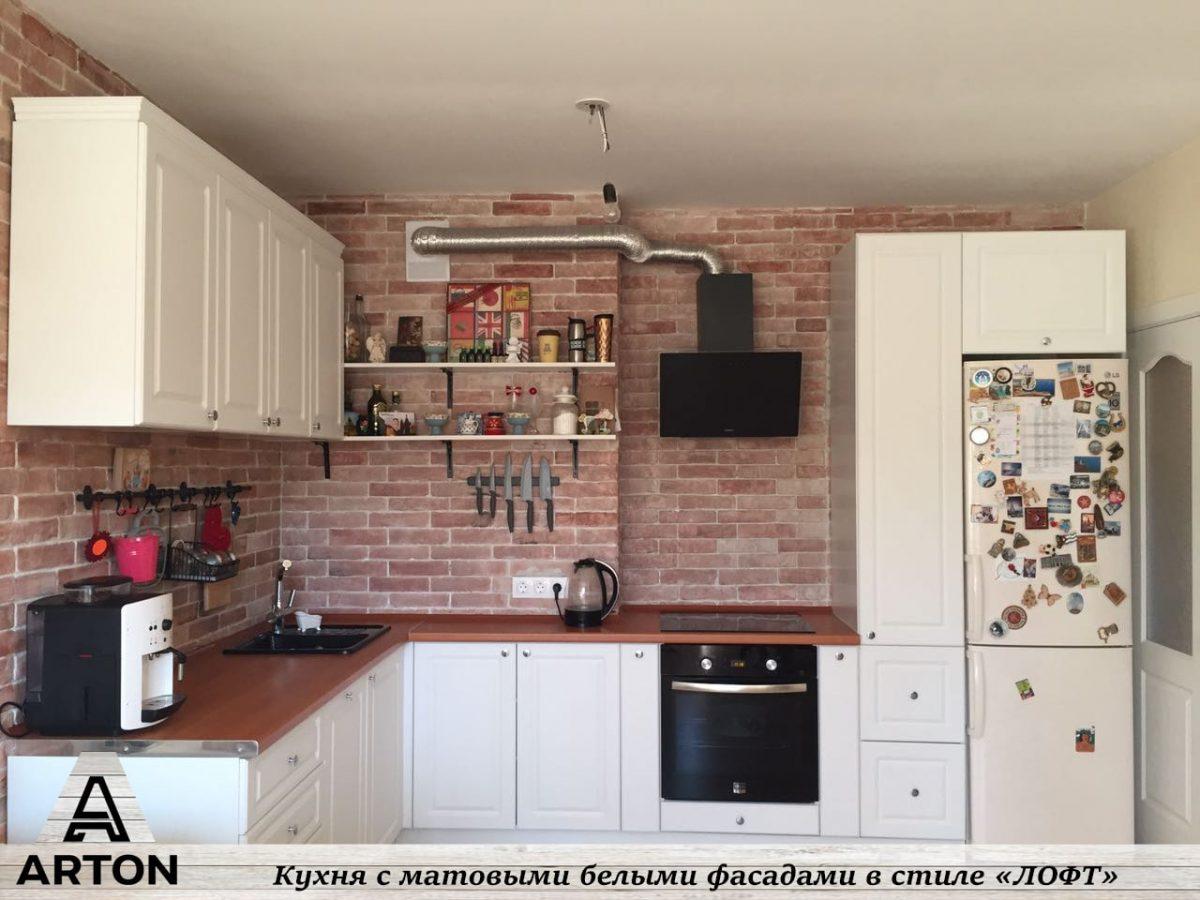 Кухня на заказ Ясень белый