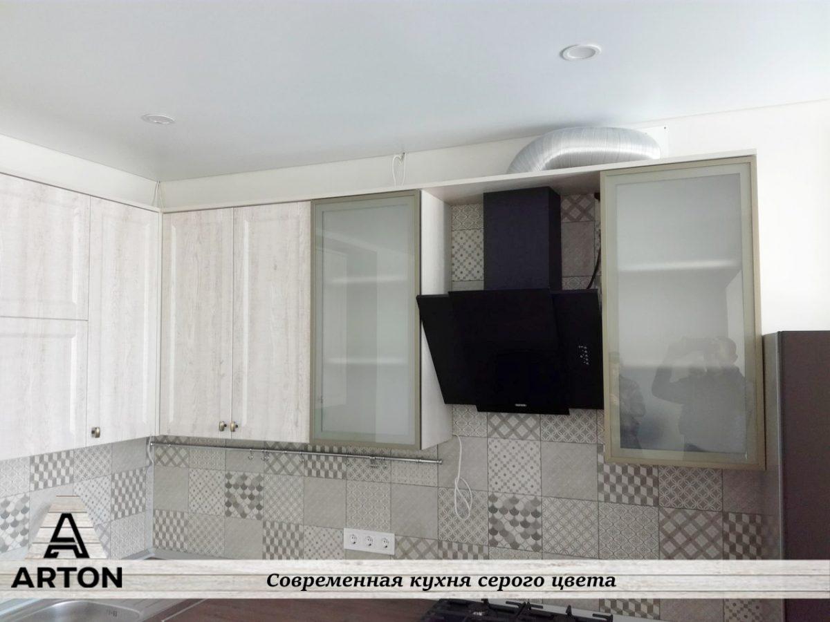Кухня на заказ "Сандал серый"