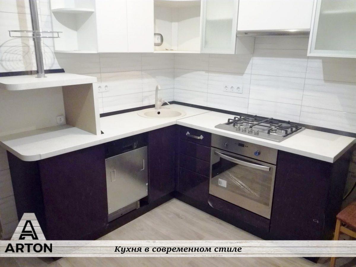 Кухня под заказ "Баклажан глянец"